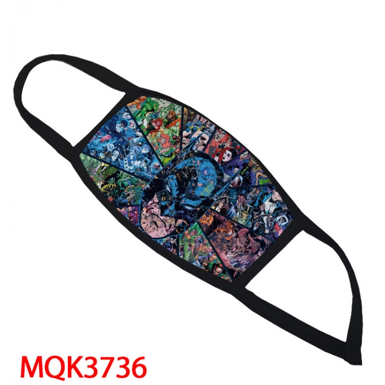 Superhero Color printing Space cotton Masks price for 5 pcs MQK3736