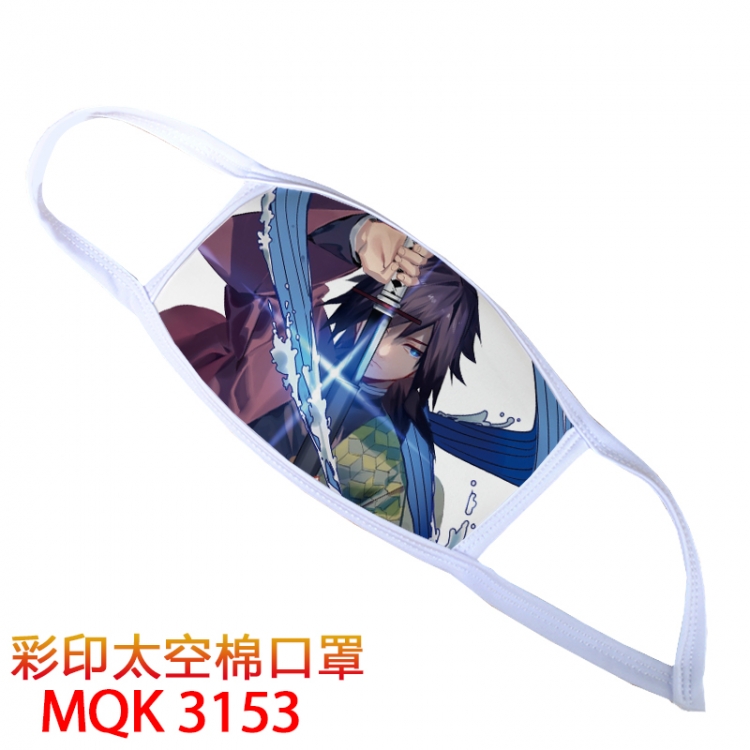 Demon Slayer Kimets Color printing Space cotton Masks price for 5 pcs MQK3153