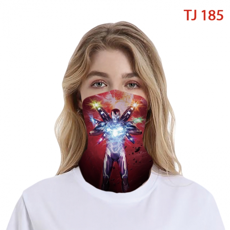 Iron Man Color printing magic turban scarf- TJ-185