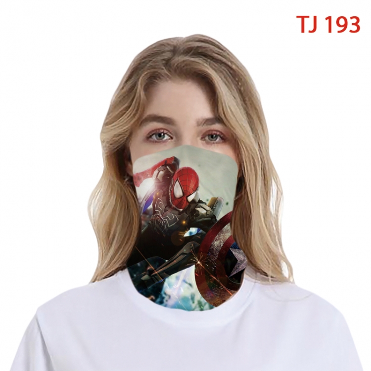 Iron Man Color printing magic turban scarf- TJ-193