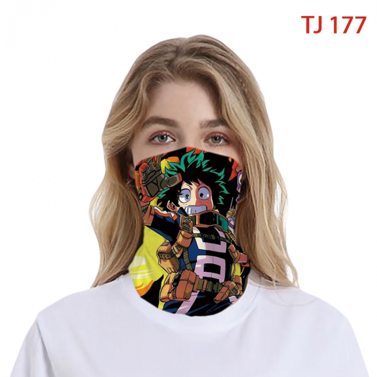 My Hero Academia Color printing magic turban scarf- TJ-177