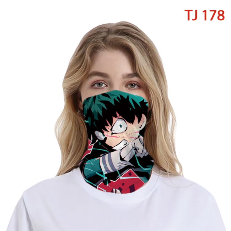 My Hero Academia Color printing magic turban scarf- TJ-178