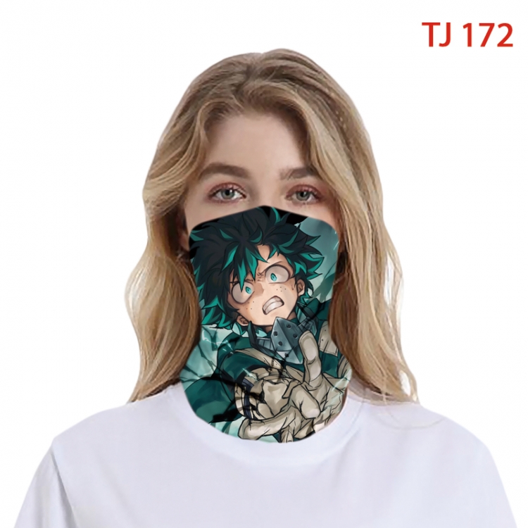My Hero Academia Color printing magic turban scarf- TJ-172