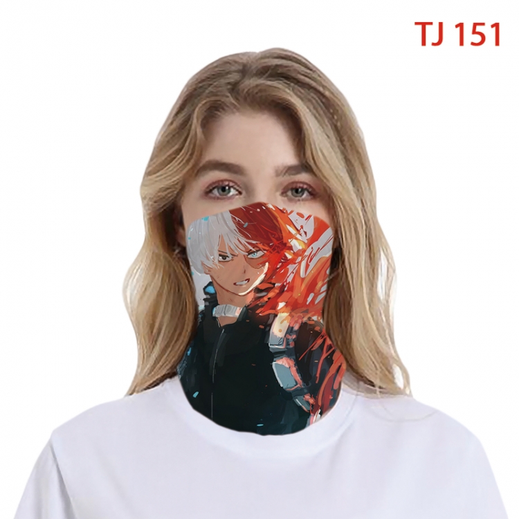 My Hero Academia Color printing magic turban scarf- TJ-151