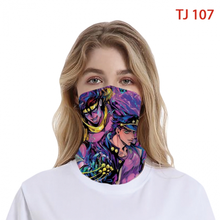 JoJos Bizarre Adventure Color printing magic turban scarf- TJ-107