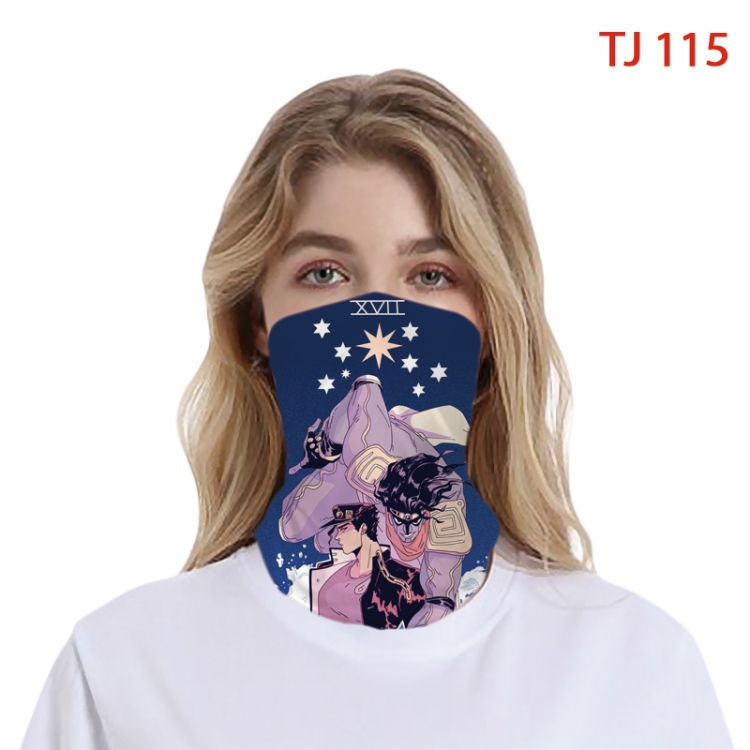 JoJos Bizarre Adventure Color printing magic turban scarf-  TJ-115