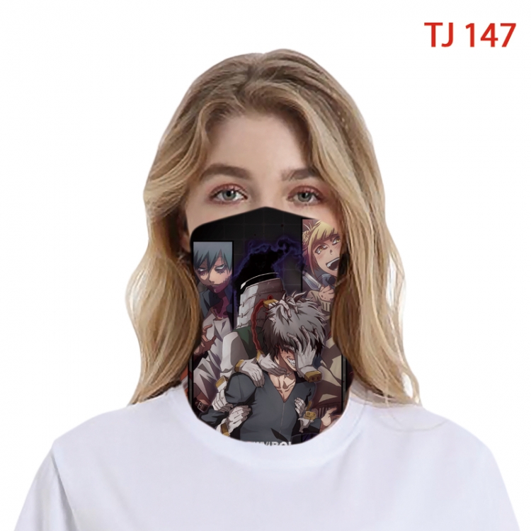 My Hero Academia Color printing magic turban scarf- TJ-147