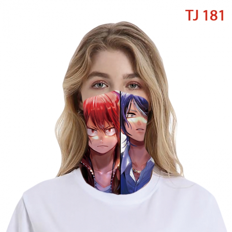 My Hero Academia Color printing magic turban scarf-  TJ-181