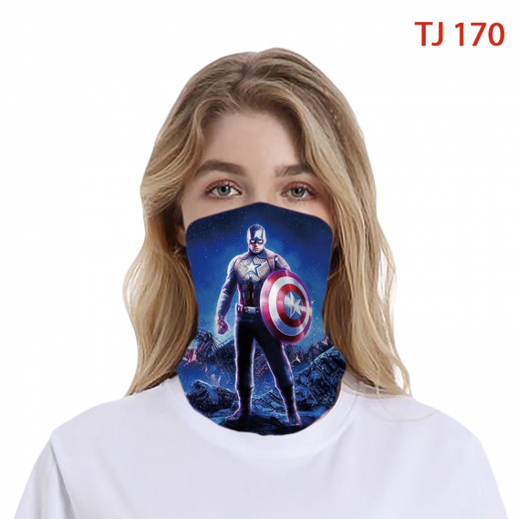 The avengers allianc Color printing magic turban scarf-  TJ-170