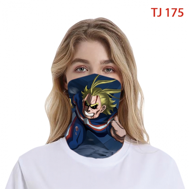 My Hero Academia Color printing magic turban scarf-  TJ-175