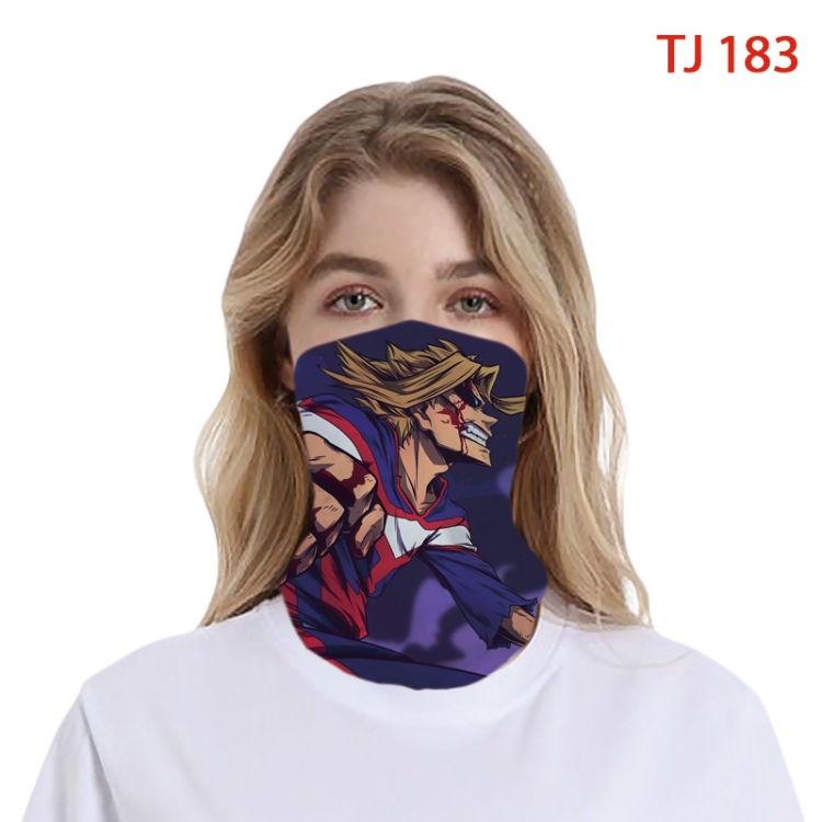 My Hero Academia Color printing magic turban scarf-  TJ-183