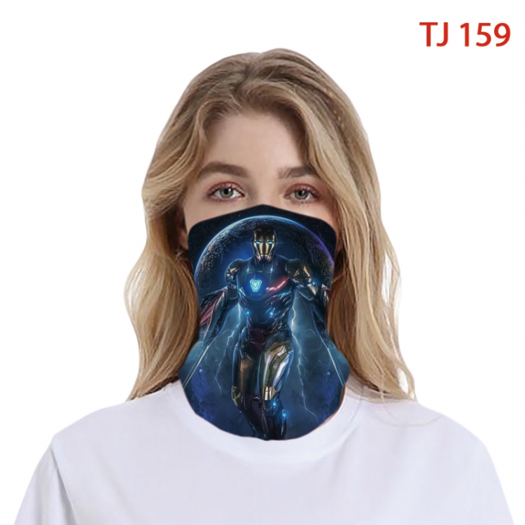 The avengers allianc Color printing magic turban scarf-  TJ-159
