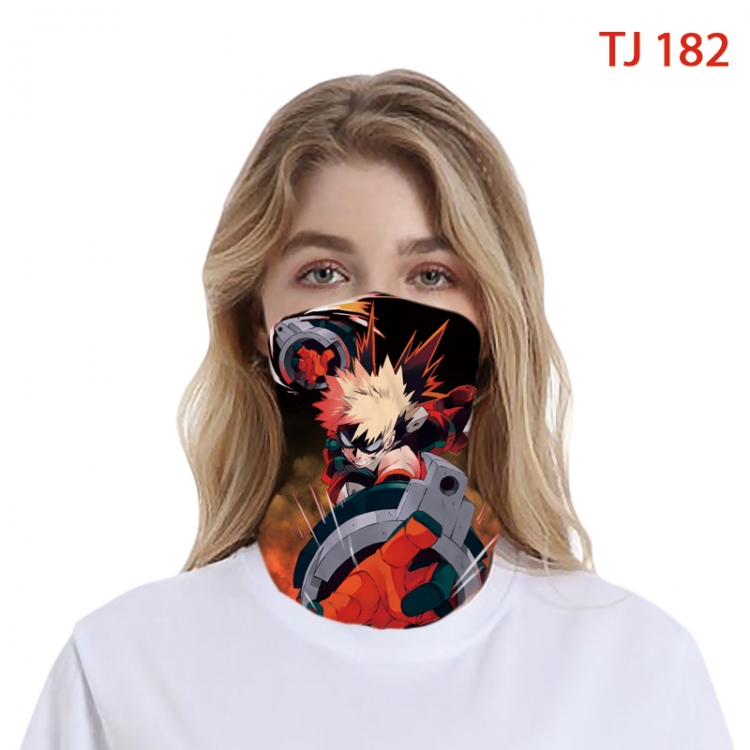 My Hero Academia Color printing magic turban scarf-  TJ-182