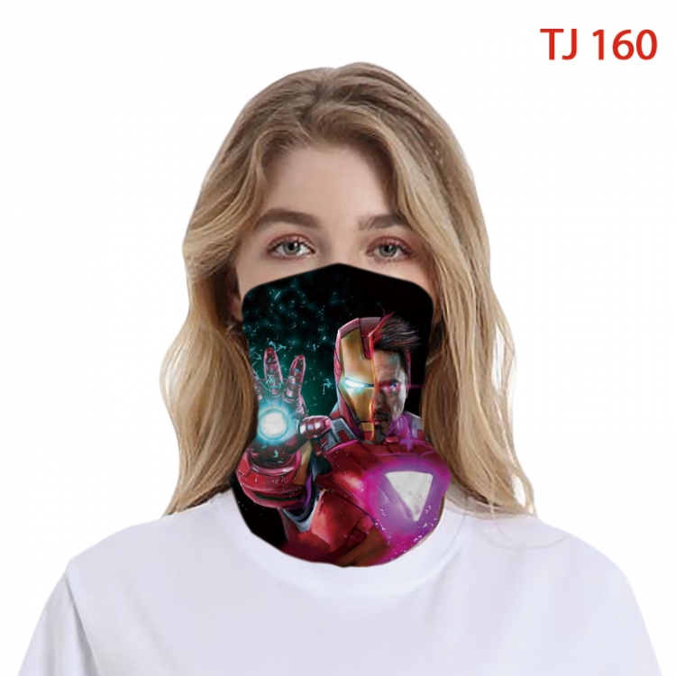 The avengers allianc Color printing magic turban scarf-  TJ-160