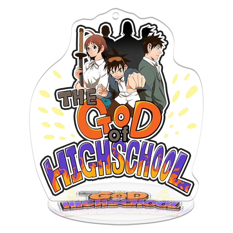 The God of High School Q version acrylic Stand Keychain style B 8CM