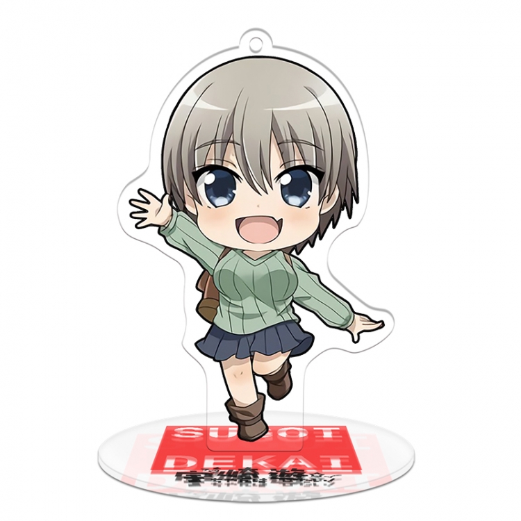 Uzaki-chan wa Asobitai! Uzaki-Hana Acrylic Stand Key chain style B 8cm