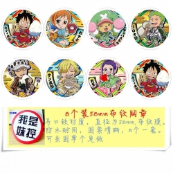One Piece  a set of 8 models R...