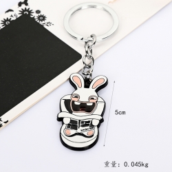 Crazy rabbit Keychain pendant ...