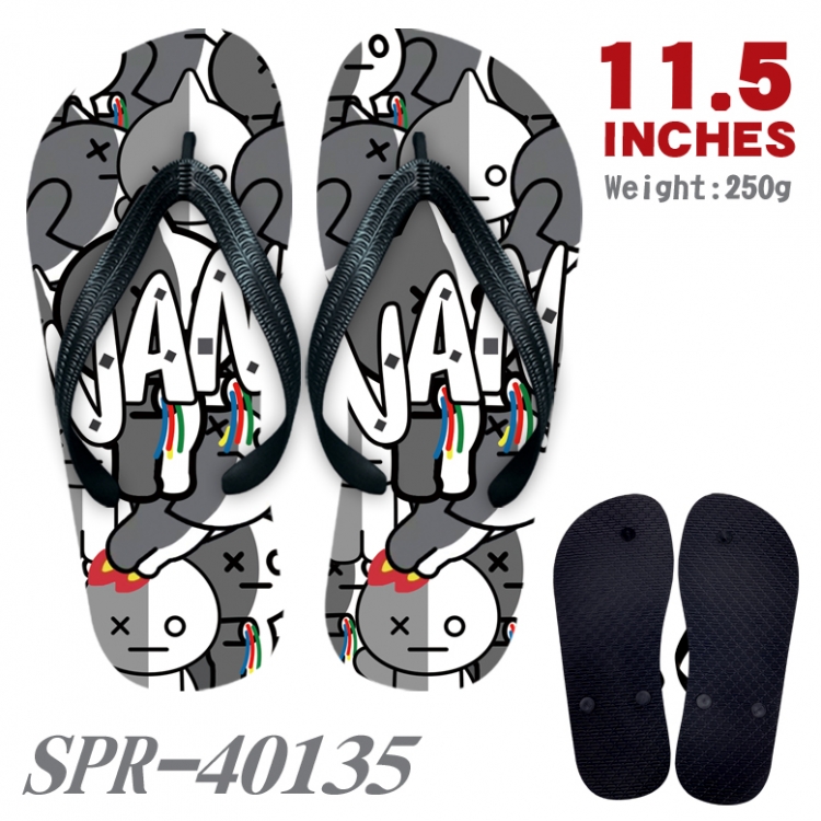 BTS Thickened rubber flip-flops slipper average size  SPR-40135A