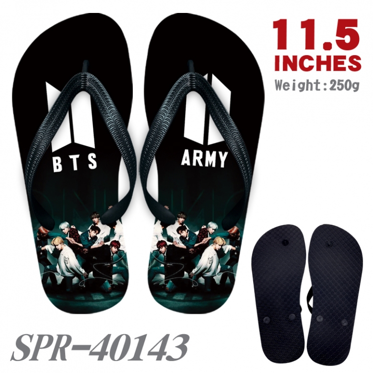 BTS Thickened rubber flip-flops slipper average size SPR-40143A
