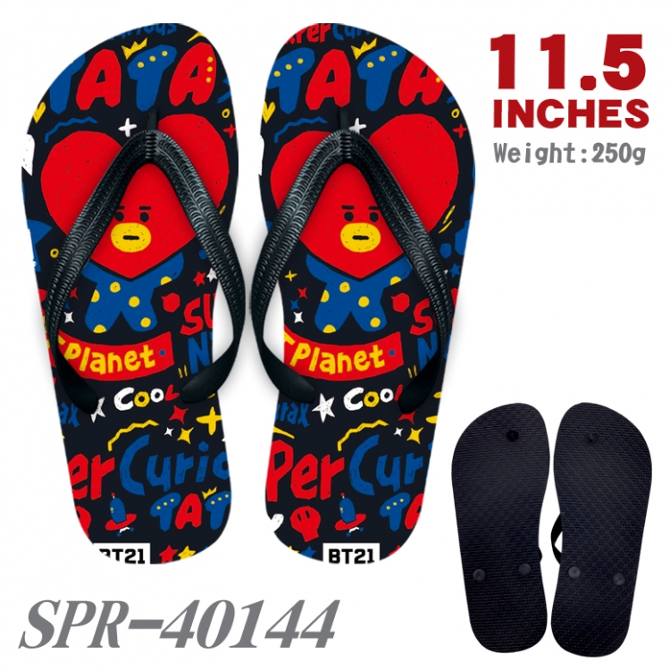 BTS Thickened rubber flip-flops slipper average size SPR-40144A