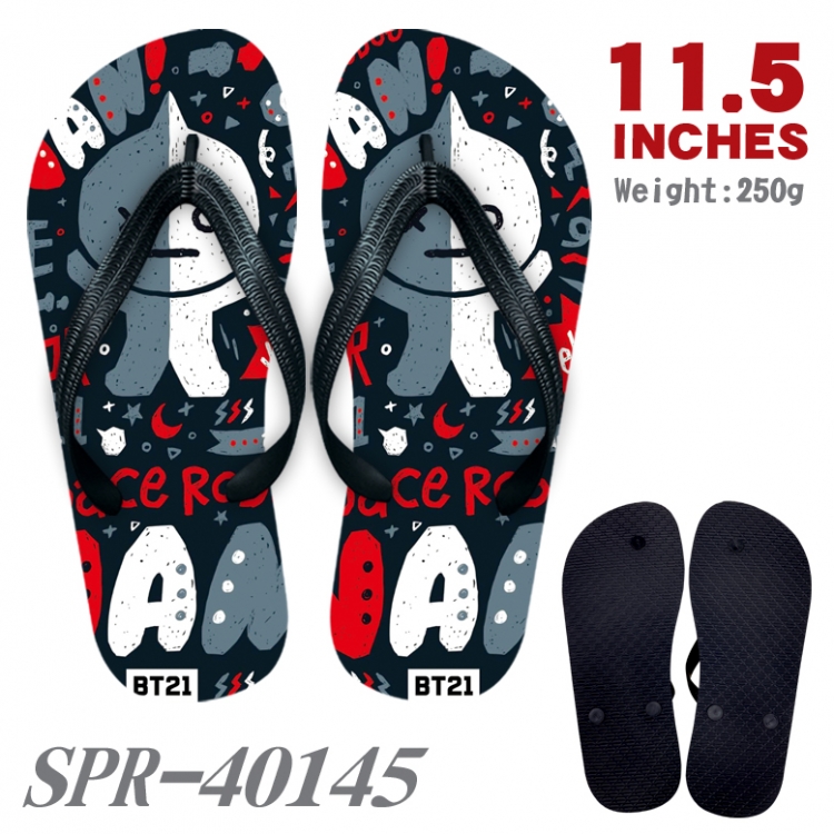 BTS Thickened rubber flip-flops slipper average size SPR-40145A