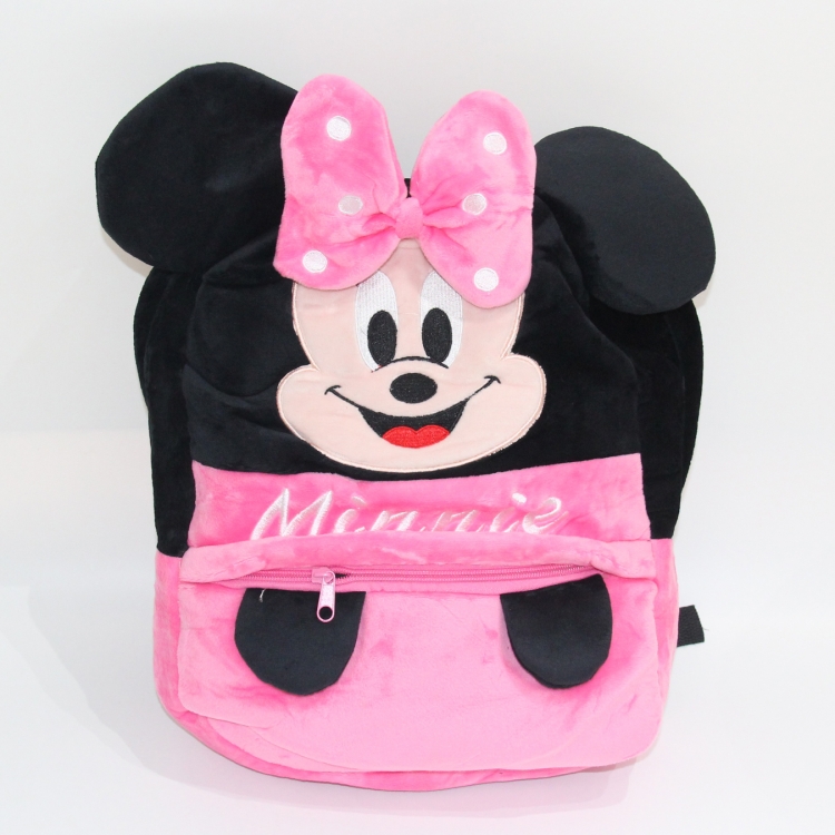 Minnie Mouse  cartoon shoulder small backpack  school bag 38x30cm