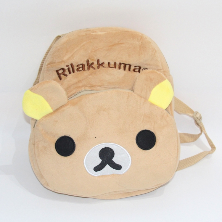 Rilakkuma cartoon shoulder backpack  school bag  38x30cm