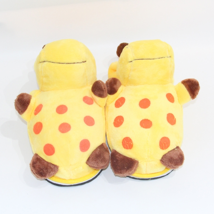 Protruding head giraffe  Plush half pack slippers shoes 28CM