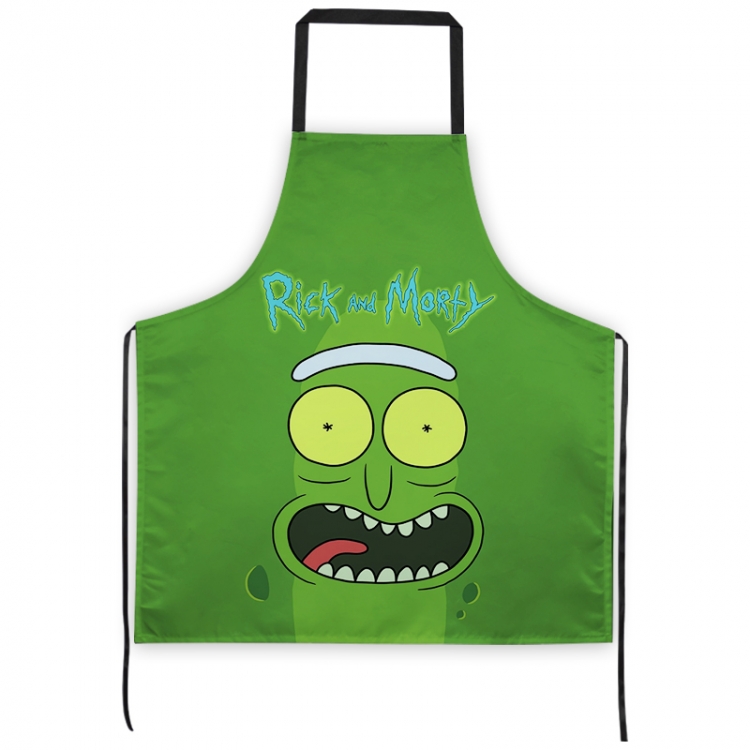 Rick and Morty Anime print kitchen apron pinafore  JYWQ007