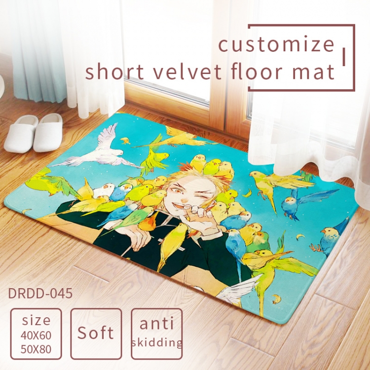 Demon Slayer Kimets Anime Carpet rug Mats Floor mat  50×80cm DRDD045
