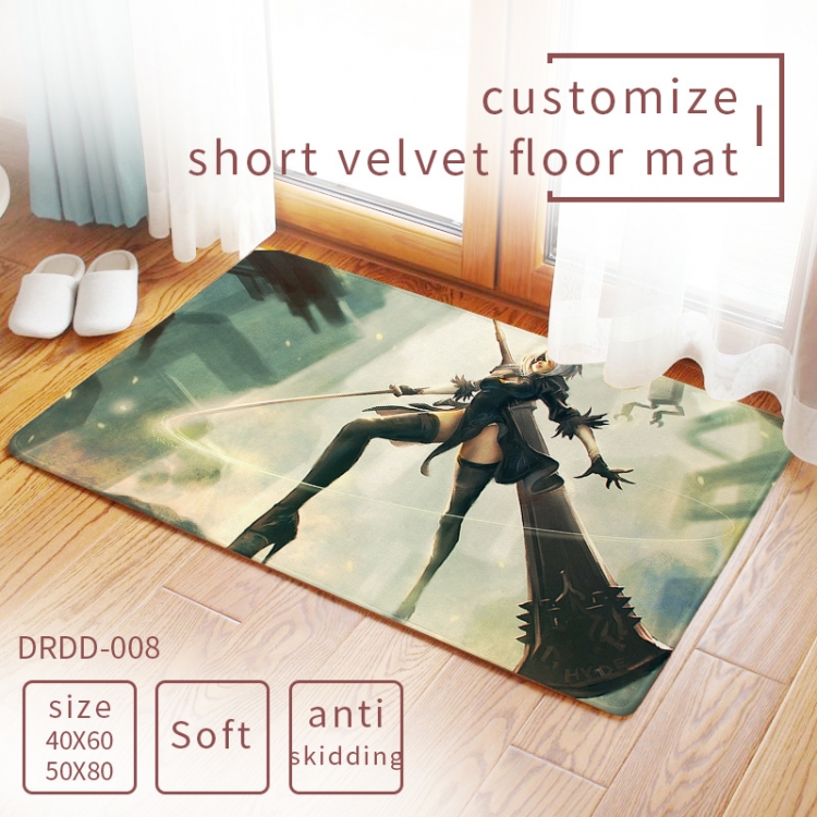 Nier:Automata Carpet rug Mats Floor mat  50×80cm DRDD008-