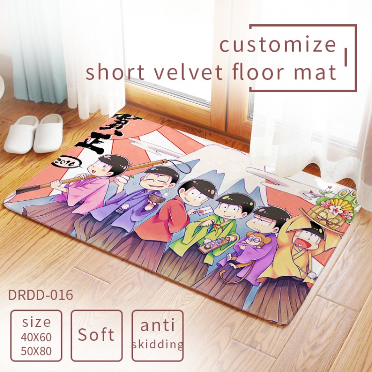 Osomatsu-san Anime Carpet rug Mats Floor mat  50×80cm DRDD016