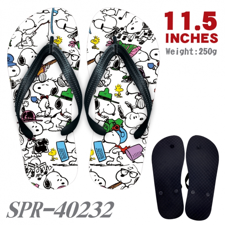 Snoopys Story Android Thickened rubber flip-flops slipper average size SPR-40232A