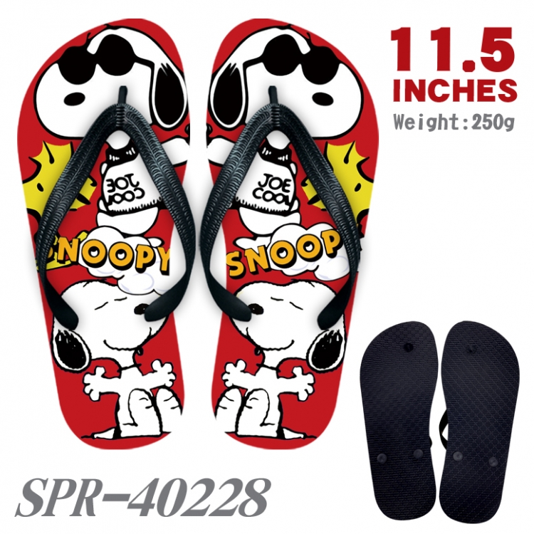 Snoopys Story Android Thickened rubber flip-flops slipper average size SPR-40228A