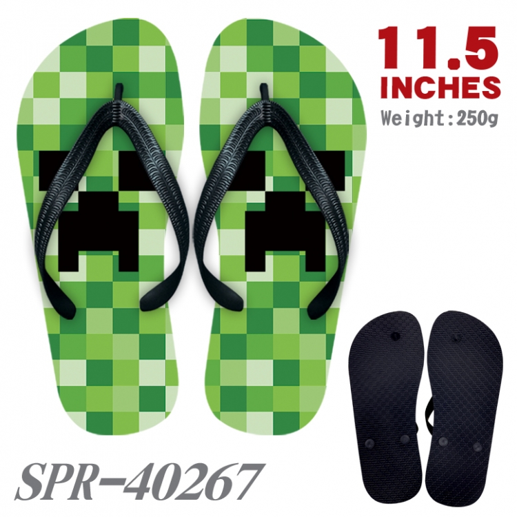 Minecraft Android Thickened rubber flip-flops slipper average size SPR-40267A