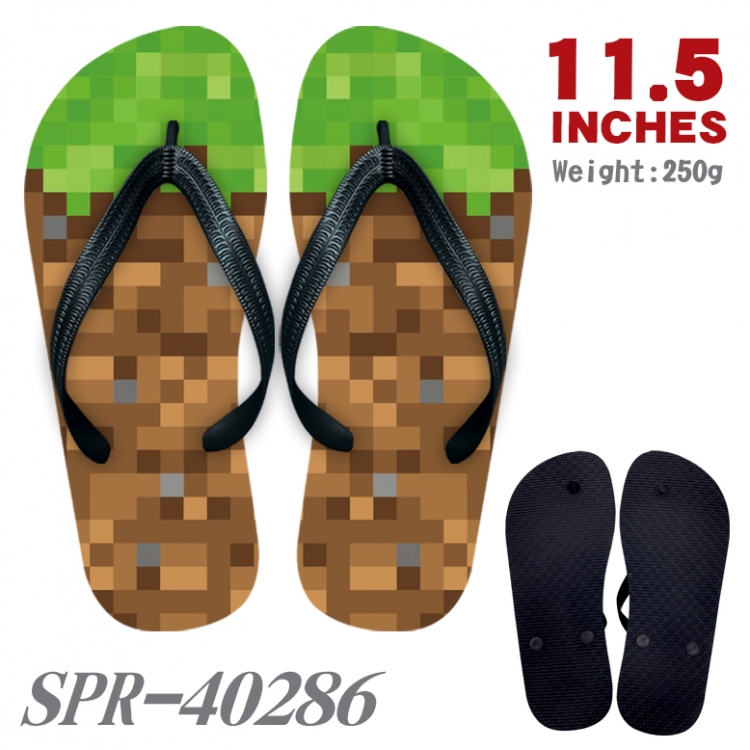 Minecraft Android Thickened rubber flip-flops slipper average size SPR-40286A