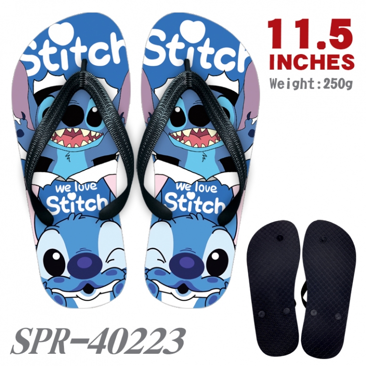 Stitch Android Thickened rubber flip-flops slipper average size SPR-40223A