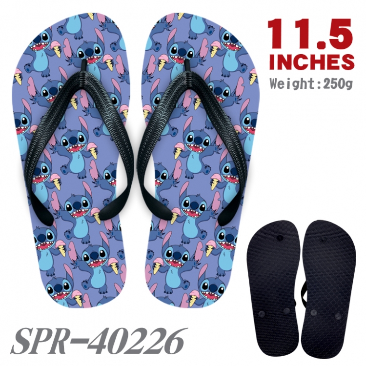 Stitch Android Thickened rubber flip-flops slipper average size SPR-40226A