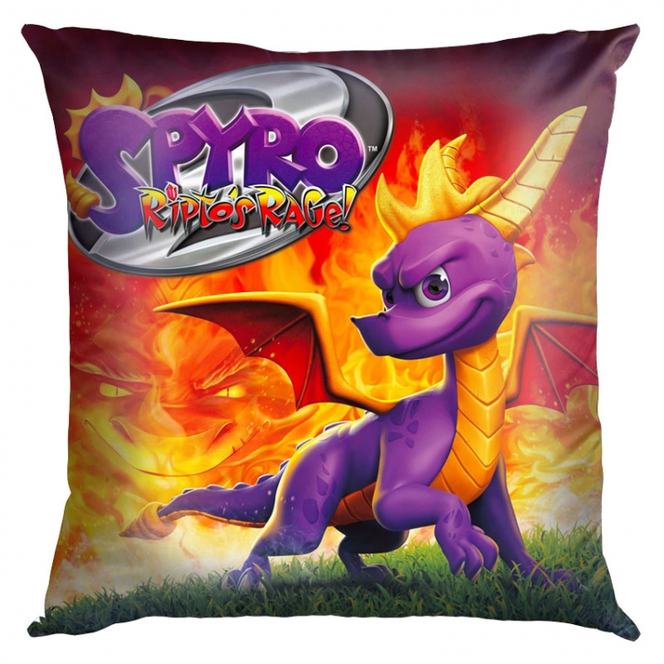 Spyro the Dragon Double-sided full color pillow cushion 45X45CM SP-34 NO FILLING