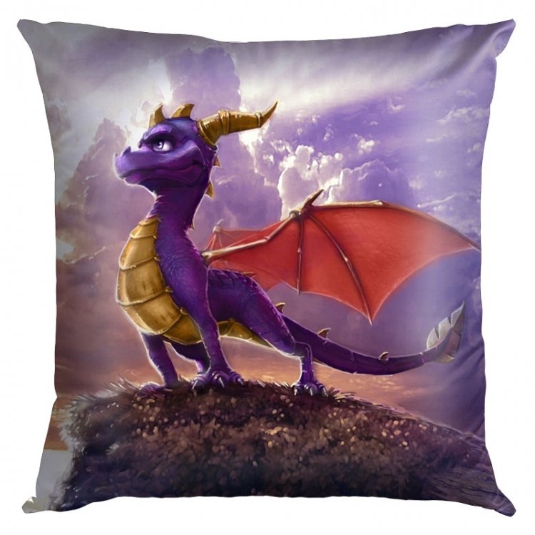 Spyro the Dragon Double-sided full color pillow cushion 45X45CM SP-12 NO FILLING