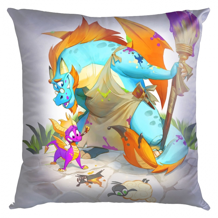 Spyro the Dragon Double-sided full color pillow cushion 45X45CM SP-8 NO FILLING