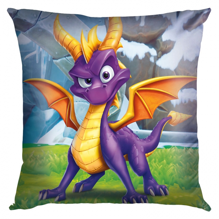 Spyro the Dragon Double-sided full color pillow cushion 45X45CM SP-35 NO FILLING