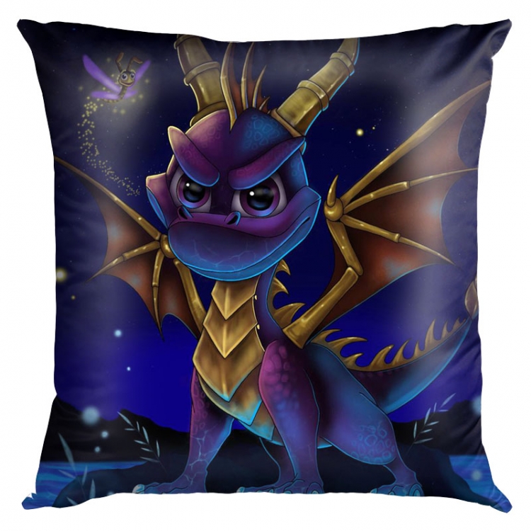 Spyro the Dragon Double-sided full color pillow cushion 45X45CM SP-29 NO FILLING
