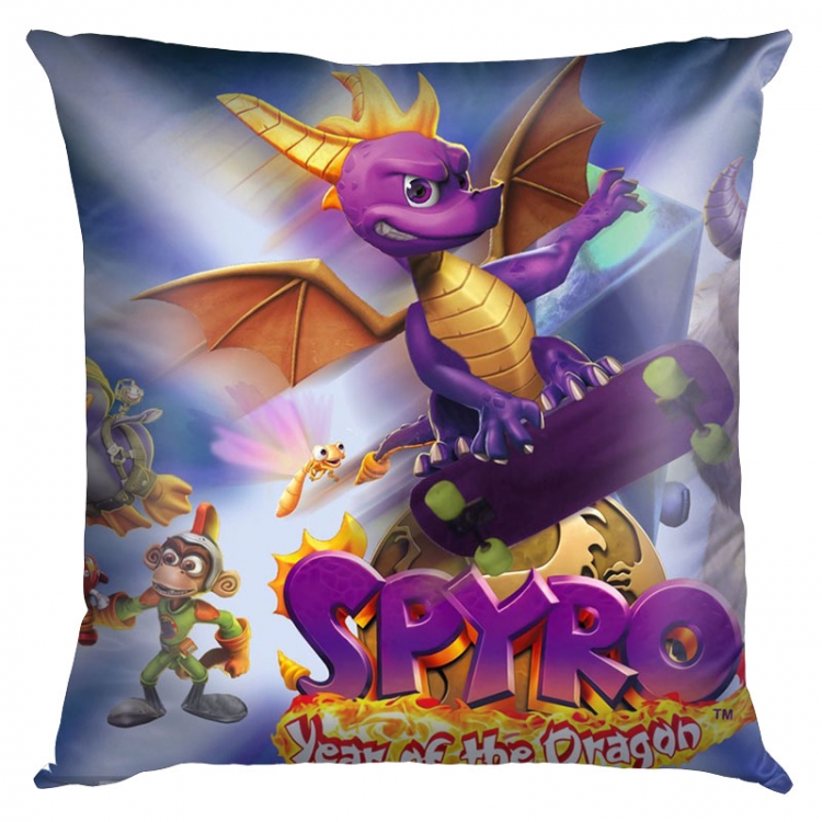Spyro the Dragon Double-sided full color pillow cushion 45X45CM SP-30 NO FILLING