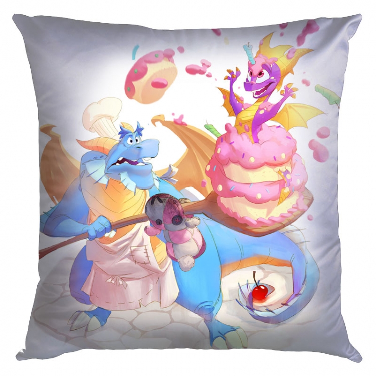 Spyro the Dragon Double-sided full color pillow cushion 45X45CM SP-3 NO FILLING