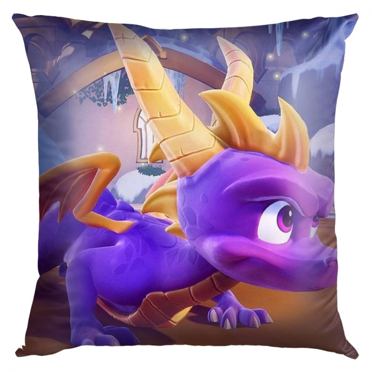 Spyro the Dragon Double-sided full color pillow cushion 45X45CM SP-46 NO FILLING