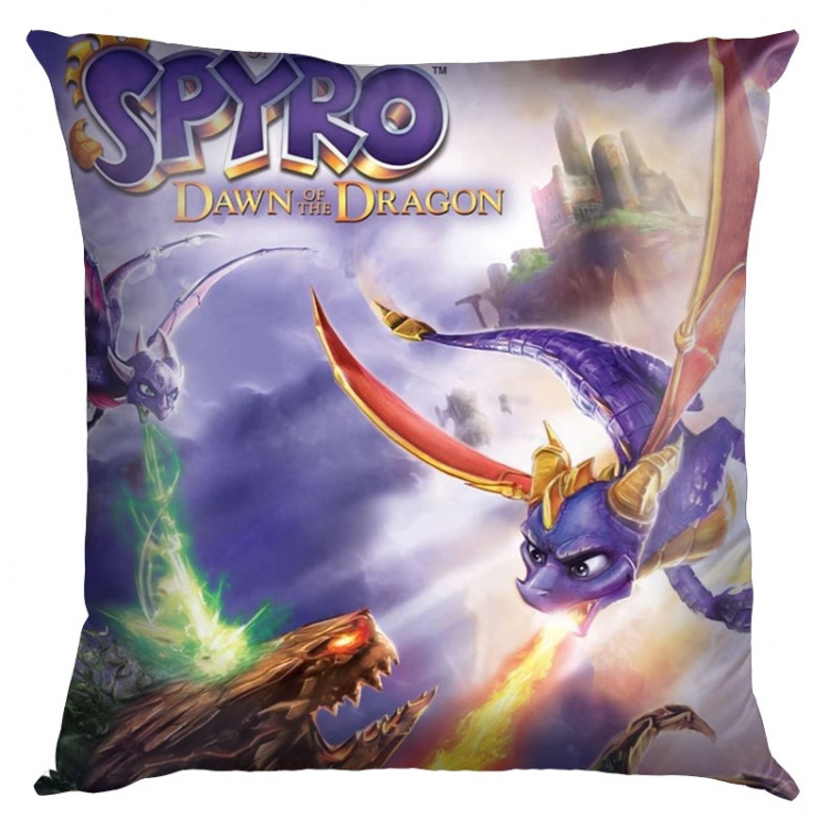 Spyro the Dragon Double-sided full color pillow cushion 45X45CM SP-38 NO FILLING