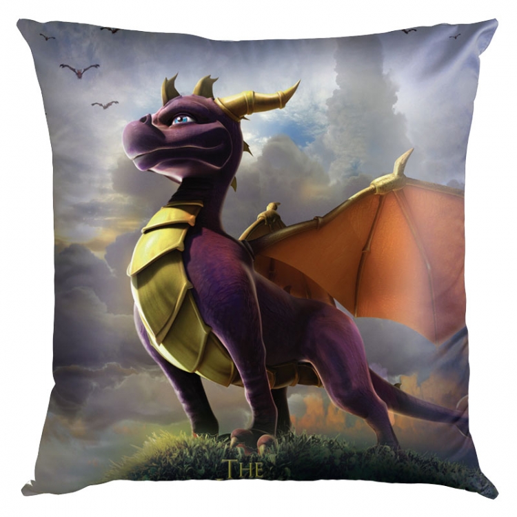 Spyro the Dragon Double-sided full color pillow cushion 45X45CM SP-37 NO FILLING