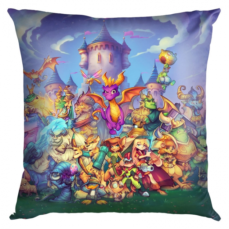 Spyro the Dragon Double-sided full color pillow cushion 45X45CM SP-32 NO FILLING